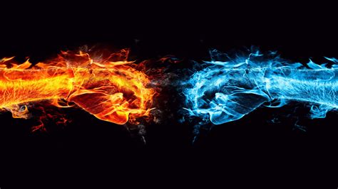 Fire and Ice fist Wallpapers | Wallpapers HD