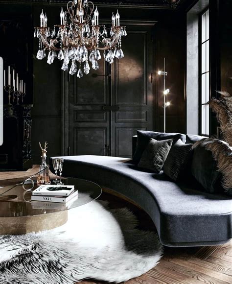 17+ Delicious Gothic Living Room Ideas in 2023 | Houszed