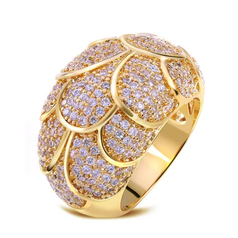 Aliexpress.com : Buy High quality Ring cubic zirconia setting copper Rings Luxury women Ring ...