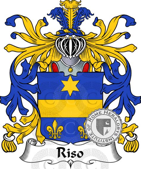 Riso family heraldry genealogy Coat of arms Riso