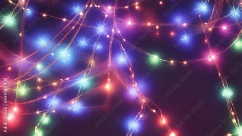 Christmas Lights Background Images. Beautiful Christmas Background. Winter Christmas Background ...