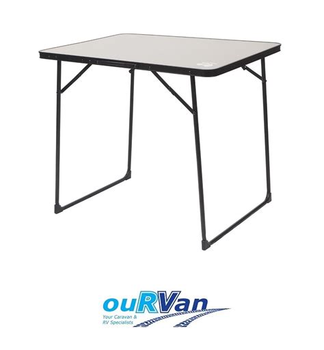 Supex Folding Utility Table 80cm X 60cm Fold Up Portable Camping Carav – OUR VAN RV