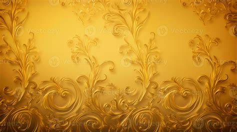 Glorious gold background radiating regal charm. Generative AI 30461981 ...