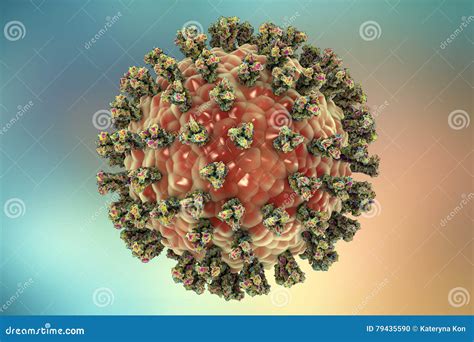 Parainfluenza Virus Illustration Stock Illustration - Illustration of common, microscope: 79435590