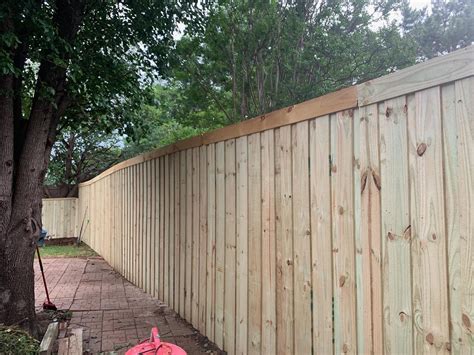 PCS - New 8 foot tall fence ,waterproof stain, and... | Facebook