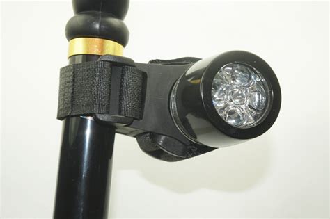 Walking Stick Cane Strap Handle Black LED Light Adjustable fixed- no Cane | eBay