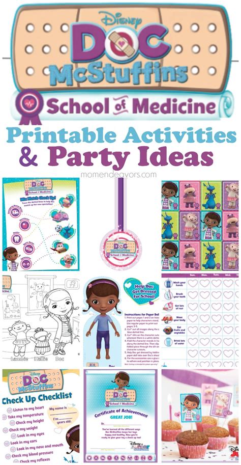 Doc Mcstuffins Printable Checklist