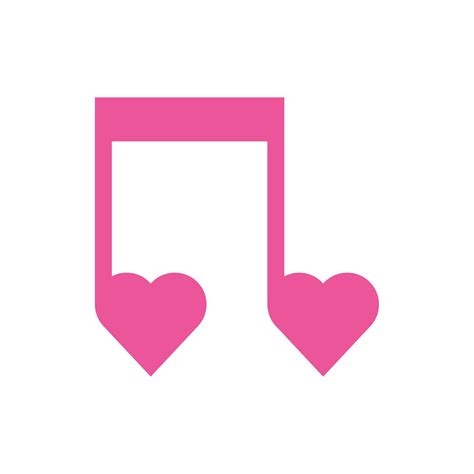 happy valentines day music notes with hearts 2570942 Vector Art at Vecteezy