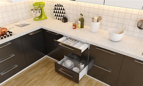 Modular Kitchen Drawer Designs For Your Home | Design Cafe