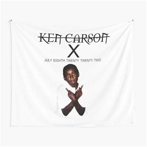 Ken Carson Merch X Ken Carson Tapestry Decoration Hanging Home Blanket Travel Printed Towel ...