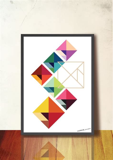 This item is unavailable | Etsy | Geometric art, Poster art, Abstract poster