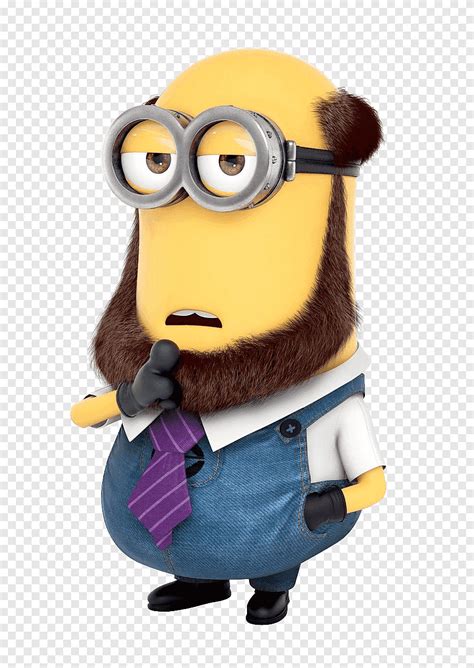 Free download | Despicable Me Minion wearing faux beard and blue overalls, Minion Thinking, at ...