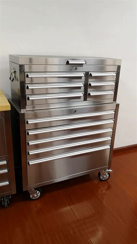 New Stainless Steel Tool Box Set,Garage Tool Cabinet Combo On Wheels - Buy Tool Cabinet,Garage ...