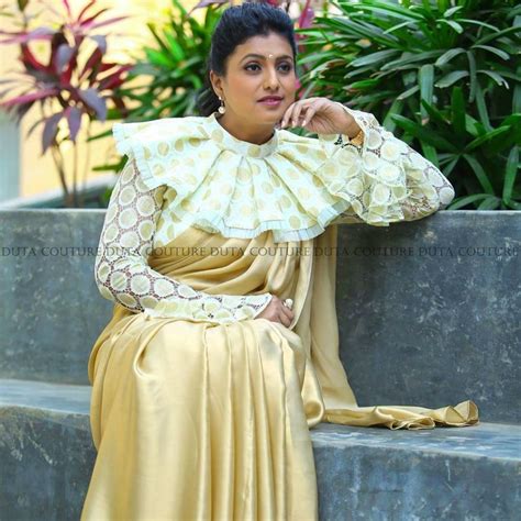 At age 45, Roja Steals the Show with Her Saree Style! • Keep Me Stylish