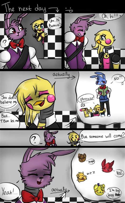 Comic de "Bonnie x Toy Chica" | FNaF Amino [ Español ] Amino