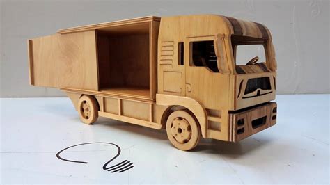 Man 12 Ton Truck - Wooden Car Model | Wooden car, Wooden, Wooden truck