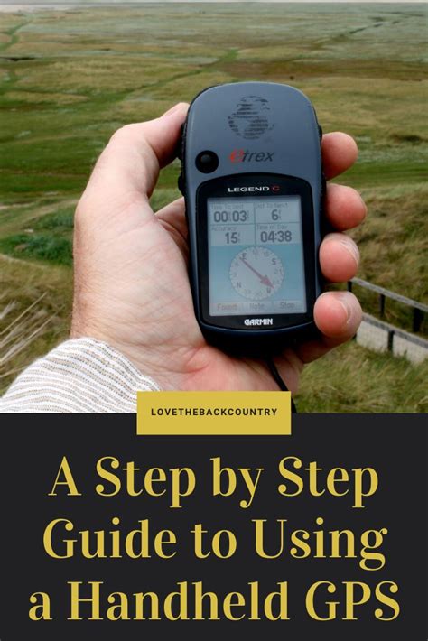 How to use a Handheld GPS | Gps, Handheld, Navigation system