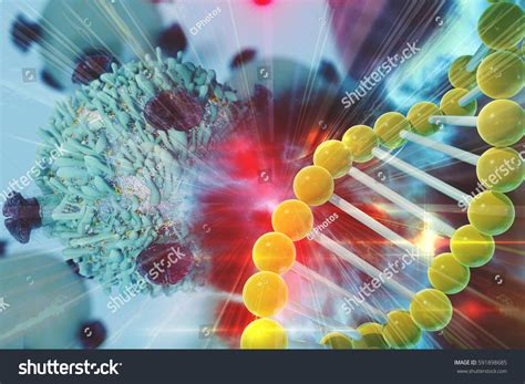 Gene Therapy Cancer Treatment Concept Cancer Stock Photo 591898685 ...