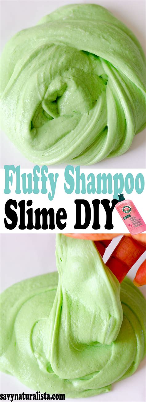 Make this easy non sticky, super fluffy, stretchy and easy shampoo slime! With only a few ...