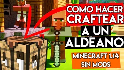 Como hacer craftear a un Aldeano (Minecraft Vanilla) | MINECRAFT TECNICO | Aldeano, Minecraft, Hice