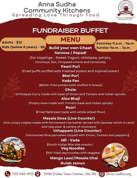 Buffet Fundraiser , Dulles Town Center, Suite 190, 21100 Dulles Town Circle, Dulles, Sterling ...