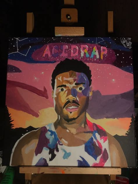 Acid Rap Album Cover Paitning | Etsy