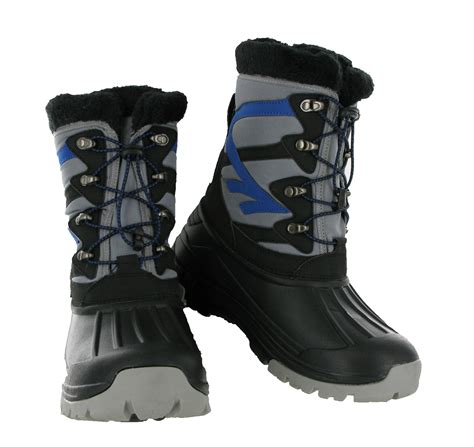 New Boys Hi-Tec Avalanche Lightweight Winter Warm Comfy Snow Boots Size ...