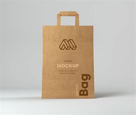 Shopping Paper Bag Mockup - graphberry.com