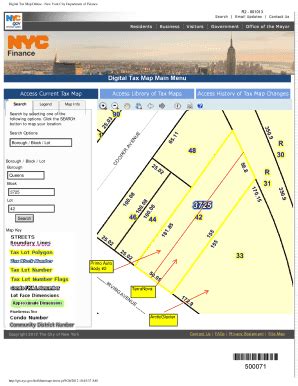 Nyc Digital Tax Map Not Working - Fill Online, Printable, Fillable, Blank | pdfFiller