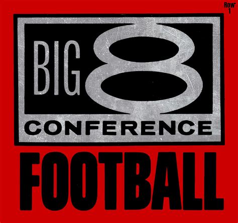 Big 8 Conference Football Mixed Media by Row One Brand - Fine Art America