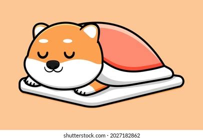 202 Shiba Inu Sleeping Cartoon Images, Stock Photos & Vectors | Shutterstock