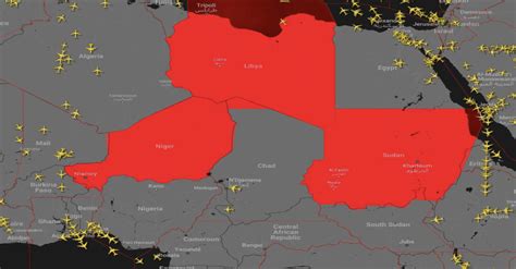 Aircraft Routes Altered as Niger Airspace Closure Impacts London