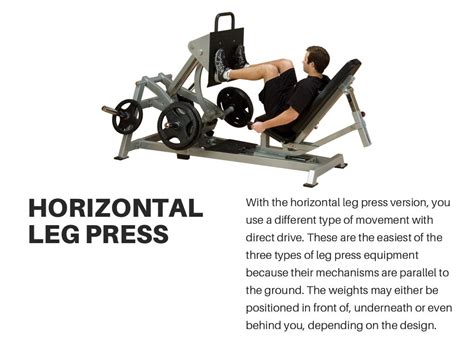 Types of Leg Press Machines