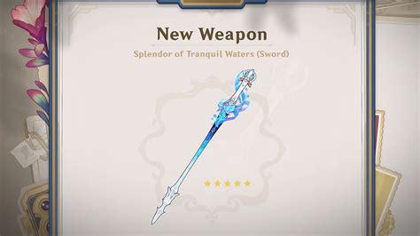 Genshin Impact 4.2 weapons: Furina's signature weapon and free 4-star Sword leaks