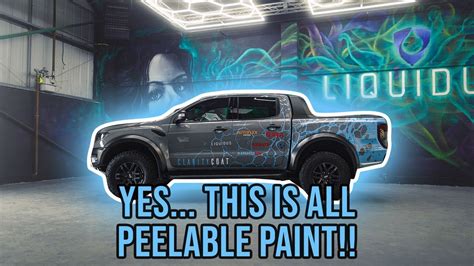 Ford Ranger Raptor Custom Build | ClarityCoat Autoflex | Peelable Paint ...