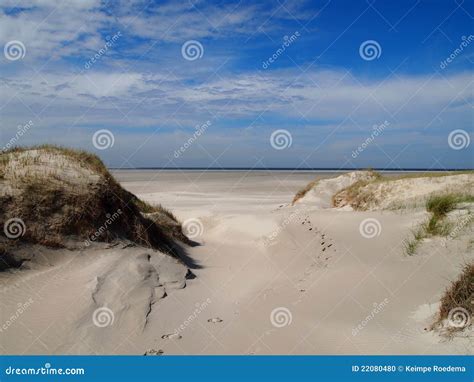 One of the Beaches of Terschelling, Netherlands Stock Photo - Image of wind, blue: 22080480