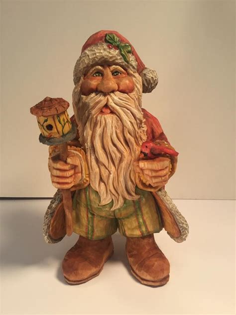 Pin on Santa Claus crafts and carvings