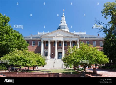 Maryland State Capitol Building, Annapolis Stock Photo - Alamy