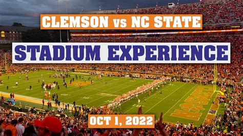 Clemson vs NC State - Stadium Experience - Sat, October 1, 2022 - YouTube