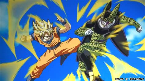 Goku SSJ vs Perfect Cell by KidPokerFace on DeviantArt