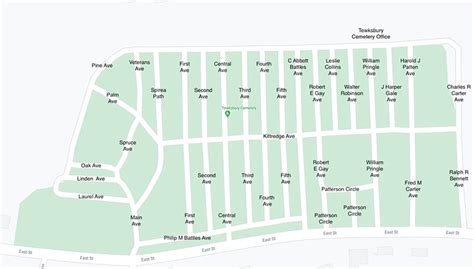 TewksburyCemeteryMap