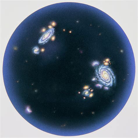 Artwork Showing The Local Group Of Galaxies Photograph by David A. Hardy/science Photo Library