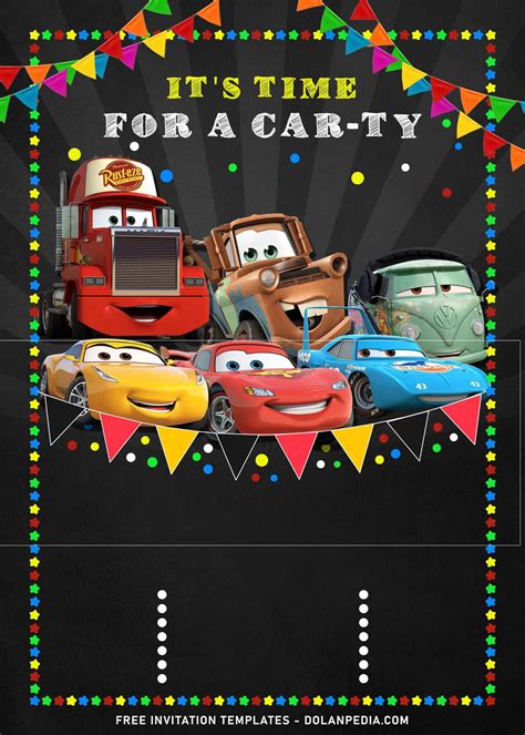 Get 9+ Cool Disney Cars Birthday Invitation Templates Cars Invitation ...