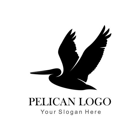 flying pelican logo 10030543 Vector Art at Vecteezy