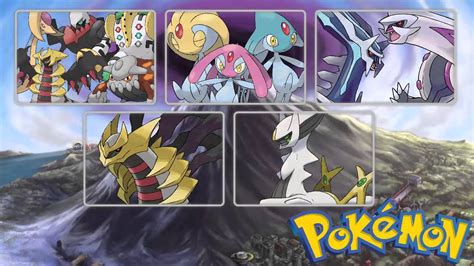 Pokemon Sinnoh Legendaries