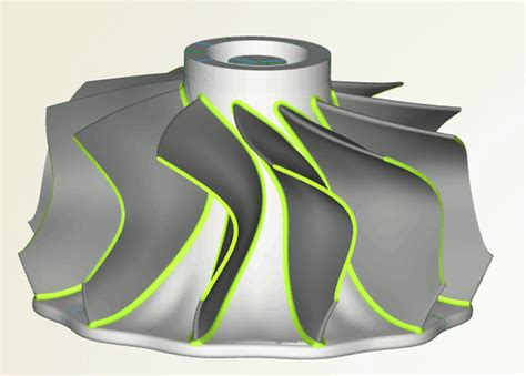 Turbine Blade Optimization including Scallops for a Turbocharger › CAESES