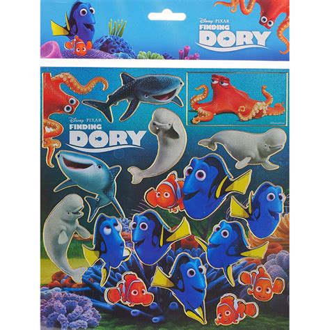 Finding Dory Authentic Licensed 12 Sheets of Stickers