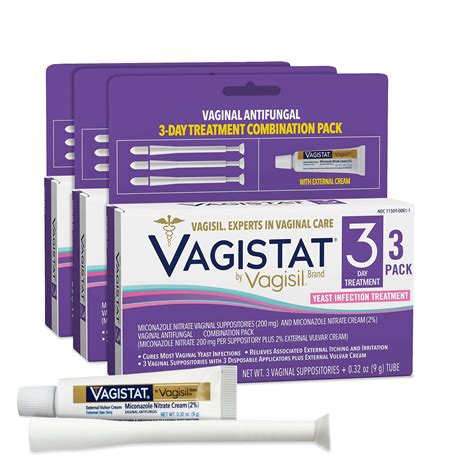 Buy Vagistat 3 Day Yeast Infection for Women, Relieves External and - 2% External Miconazole ...