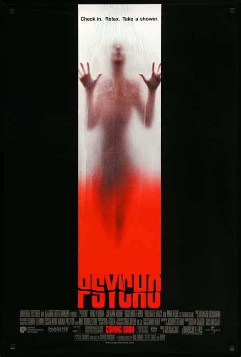 Psycho (1998) One-Sheet Movie Poster - Original Film Art - Vintage Movie Posters