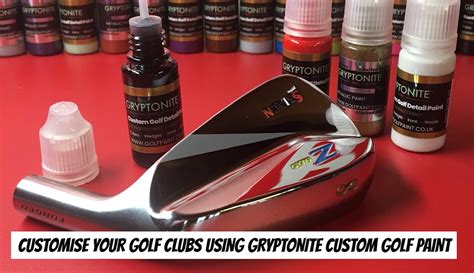 How To Paint Fill Your Golf Clubs & Customise Your Irons Using ...